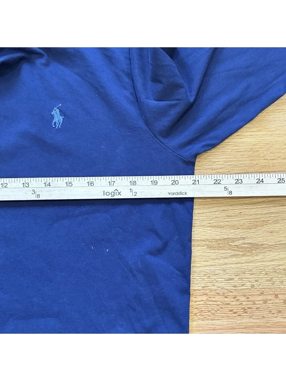 Polo Ralph Lauren Lightweight Hooded Long Sleeve Shirt Blue Men’s Medium Pony